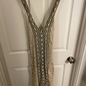 Maxi beach dress with tie back